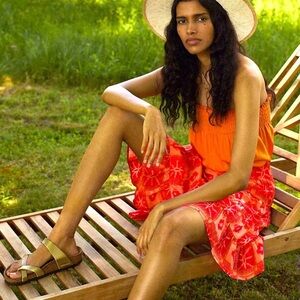 Anthropologie Ikat Print Skirt